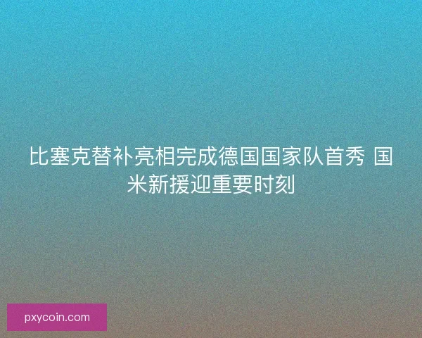 比塞克替补亮相完成德国国家队首秀 国米新援迎重要时刻